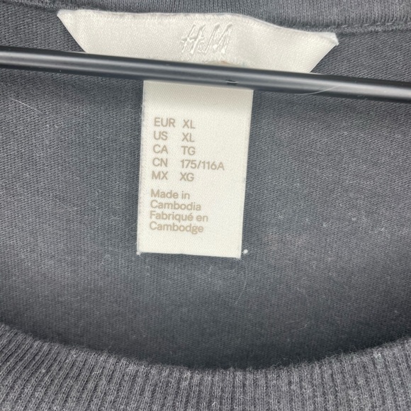 Ladies XL vintage inspired t-shirt dark grey with Eagle and red lettering - Picture 4 of 6